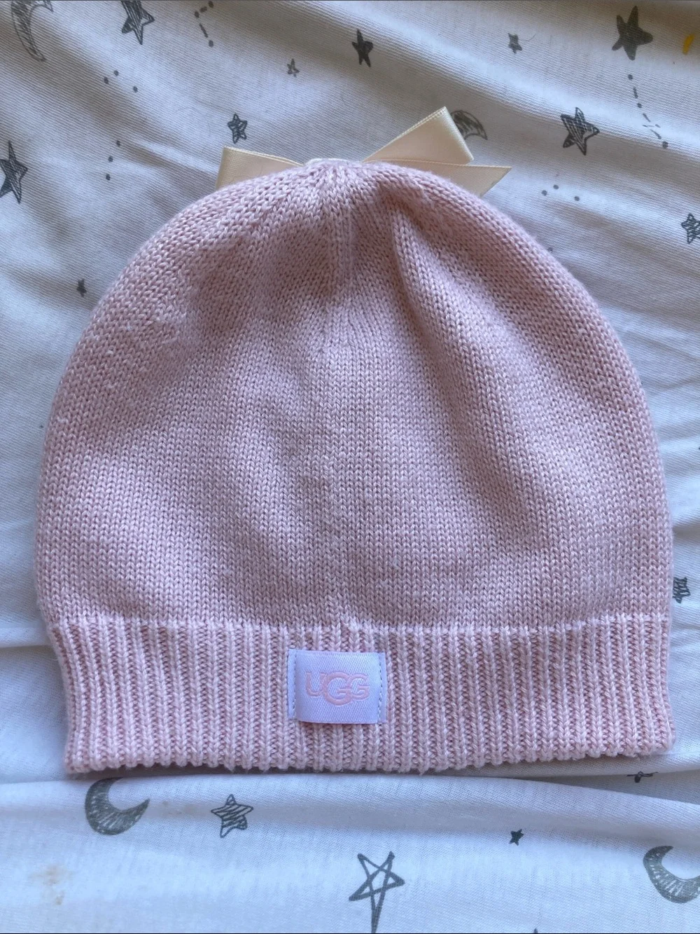 UGG baby Pink Knit Beanie